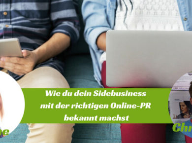 Online-PR für Sidepreneure und ihr Sidebusiness